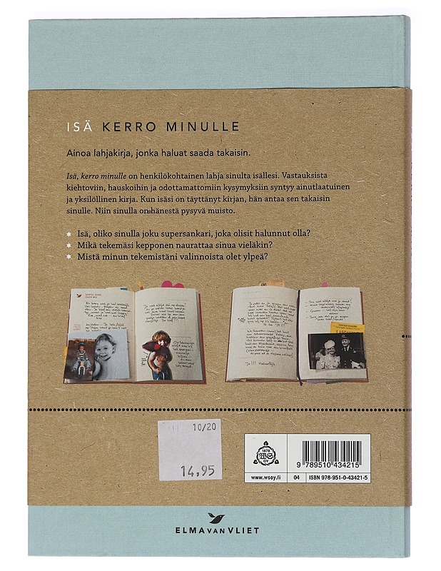 Isä. Kerro minulle - Vliet, Elma van - Elämäkerrat ja muistelmat - 10105454669 - 1