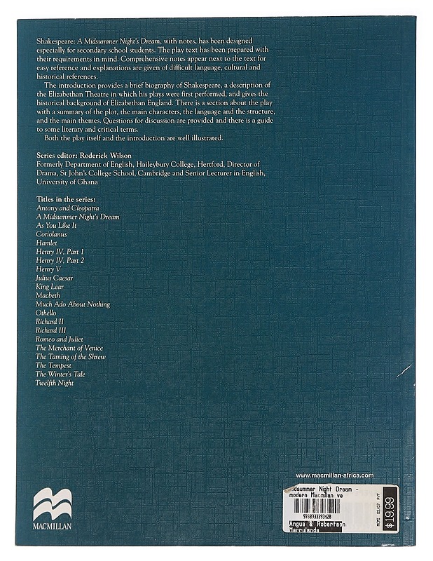 A Midsummer Night's Dream - Shakespeare, William - Romaanit ja novellit - 10105454681 - 1