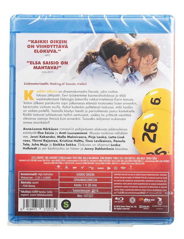 Kaikki Oikein - Blu-Ray - Blu-ray-levyt - 10105454687 - 1