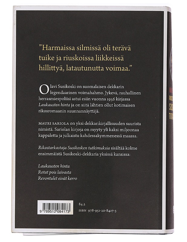 Rikostarkastaja Susikosken tutkimuksia - Sariola, Mauri - Kirja lahjaksi - 10105454690 - 1