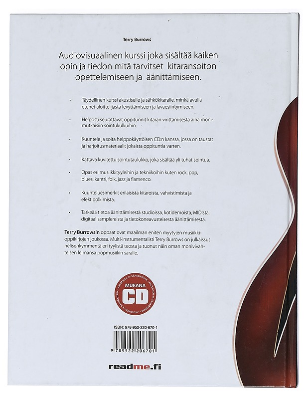 Suuri kitarakirja : audiovisuaalinen kurssi - Burrows, Terry - Musiikki- ja elokuvakirjat - 10105454693 - 1