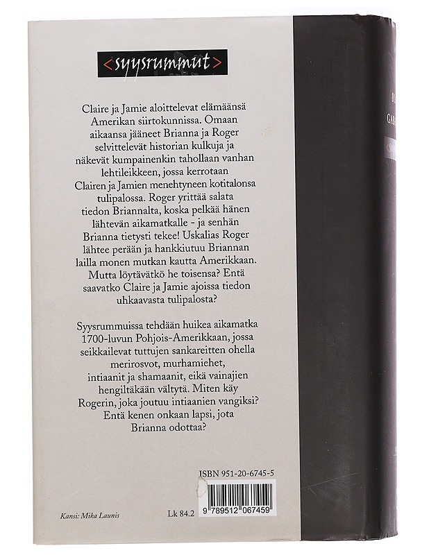 Syysrummut - Gabaldon, Diana - Romaanit ja novellit - 10105454714 - 1