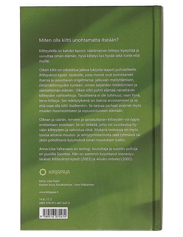 Oikein kiltit - Valtavaara, Anna-Liisa - Tietokirjat ja oppaat - 10105454718 - 1