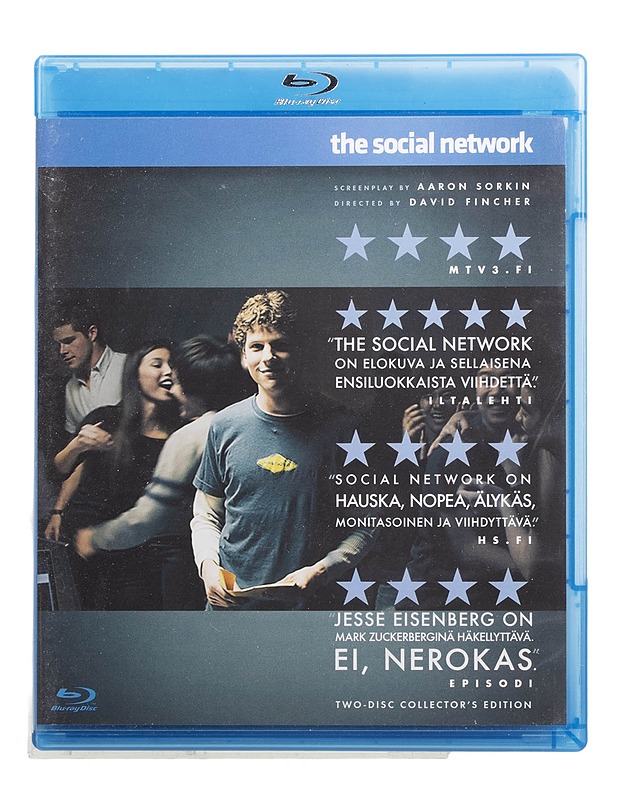 The Social Network - Blu-Ray - Blu-ray-levyt - 10105454726 - 0