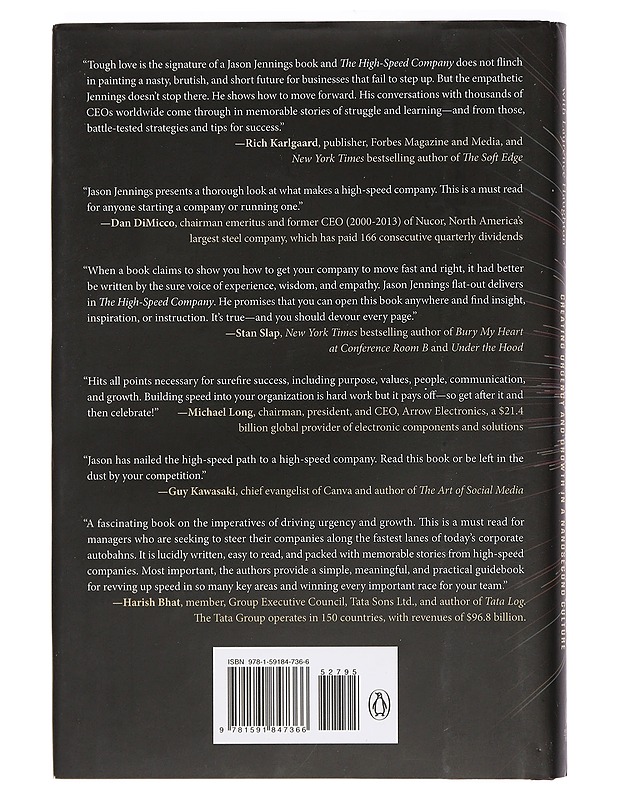 The high-speed company - Jennings, Jason - Historiakirjat - 10105454730 - 1