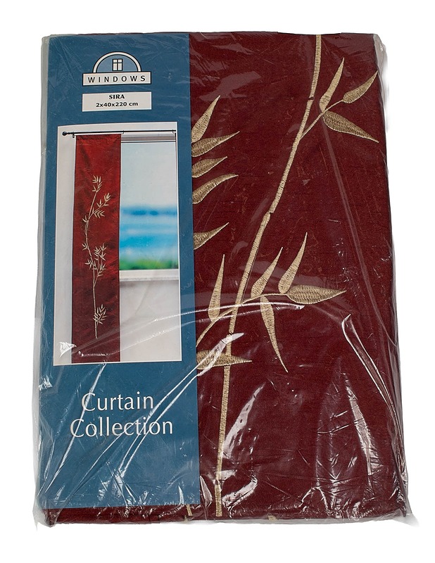 WINDOWS Curtain Collection: Sira paneeliverho, 40 x 220 cm, 2 kpl - Verhot ja kapat - 10105454759 - 0