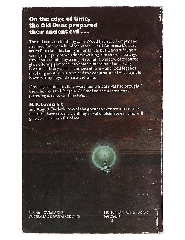 The Lurker at the Threshold - H.P. Lovecraft - Fantasia- ja scifi - 10105454829 - 1