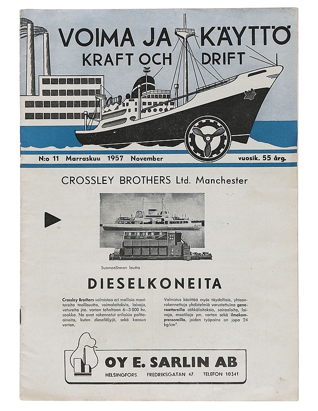 Voima ja käyttö: kraft och drift - Crossley Brothers - Historiakirjat - 10105454847 - 0