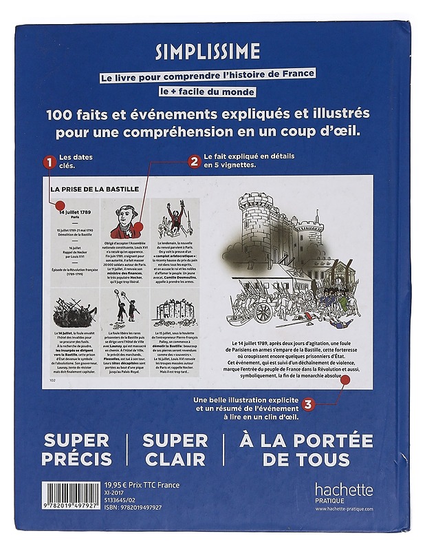 Simplissime : le livre pour comprendre l'histoire de France le + facile du monde - Historiakirjat - 10105454863 - 1