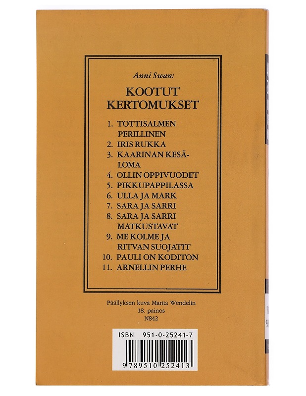 Kootut kertomukset. 5, Pikkupappilassa - Anni Swan - Nuorten kirjat - 10105454888 - 1