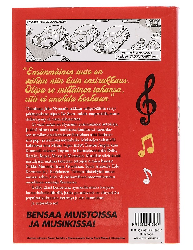 Oi niitä autoja : tarinoita ja musiikkia muistojen valtateiltä - Jake Nyman - Elämäkerrat ja muistelmat - 10105454917 - 1