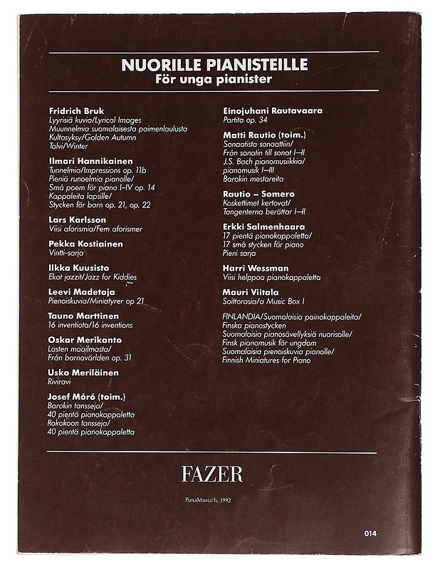 Thompsonin pianokoulu 3. osa - John Thompson - Harrastekirjat - 10105454929 - 1