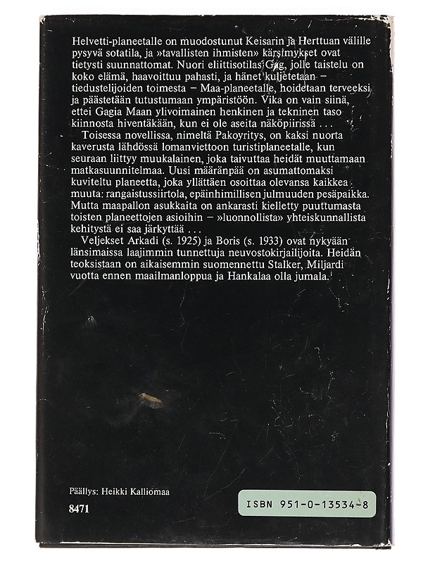 Poika helvetistä : kaksi pienoisromaania - Strugatski, Arkadi - Fantasia- ja scifi - 10105454926 - 1