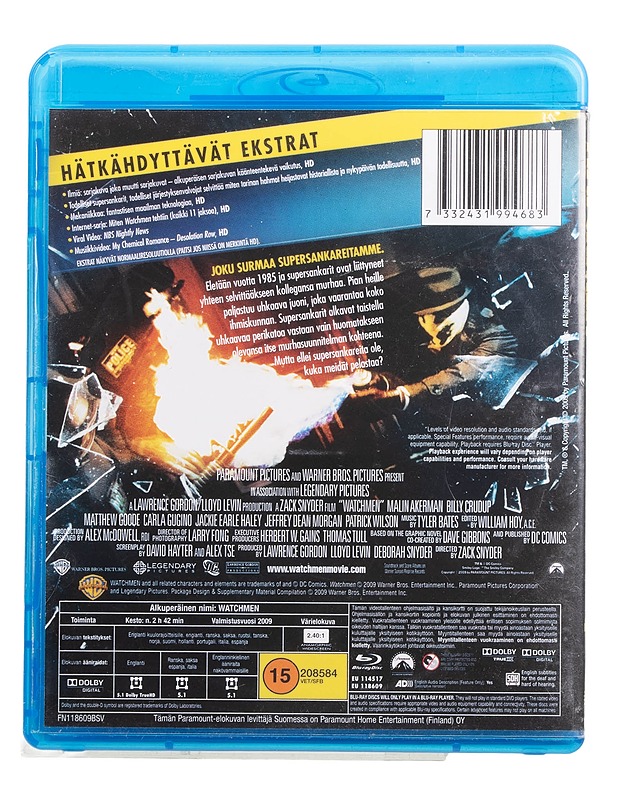 Watchmen - Blu-ray - Blu-ray-levyt - 10105454932 - 1