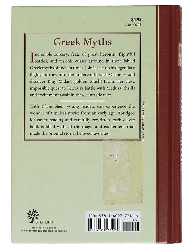 Greek myths - Namm, Diane - Musiikki- ja elokuvakirjat - 10105454971 - 1