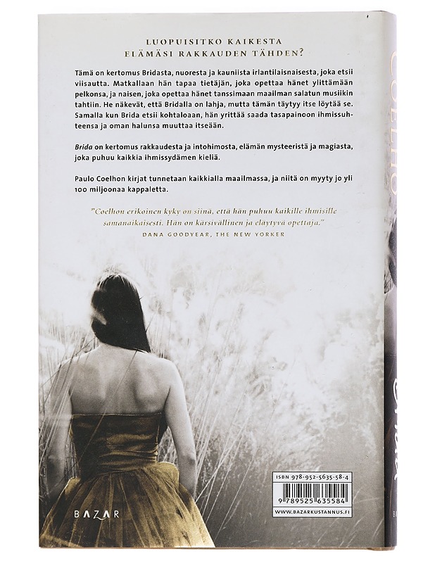 Brida - Coelho, Paulo - Romaanit ja novellit - 10105455046 - 1