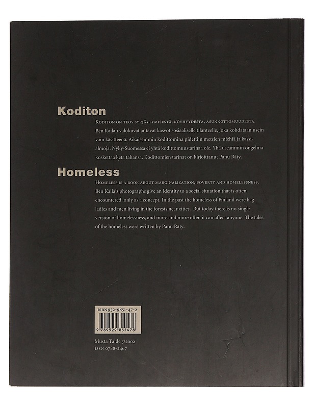 Koditon = Homeless - Kaila, Ben - Elämäkerrat ja muistelmat - 10105455068 - 1