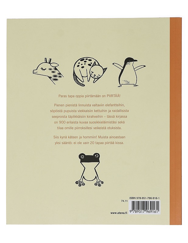 20 tapaa piirtää kissa ja 44 muuta veikeää eläintä - Kuo, Julia - Tietokirjat ja oppaat - 10105455114 - 1