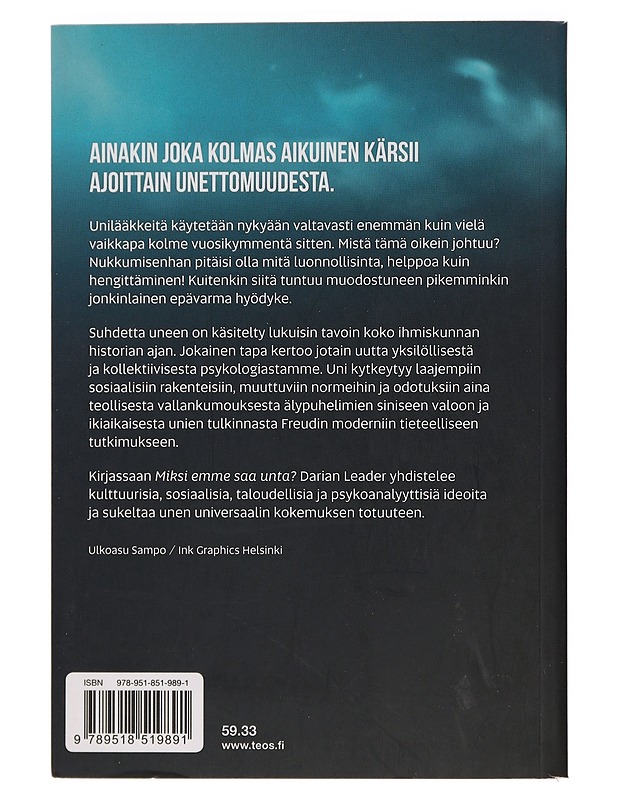 Miksi emme saa unta? - Leader, Darian - Tietokirjat ja oppaat - 10105455128 - 1