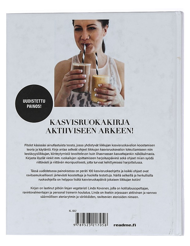 Vegeä : liikkujan kasvisruokaa - Kovanen, Linda - Ruokakirjat - 10105455146 - 1