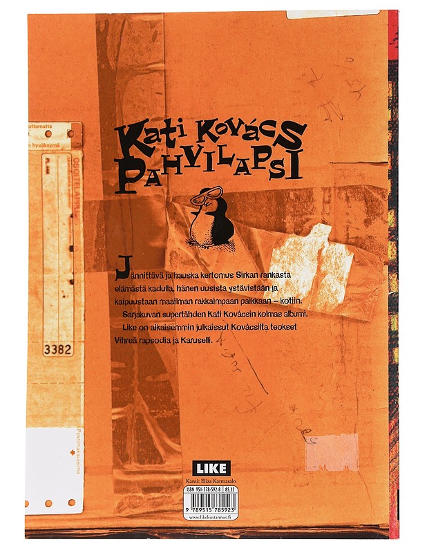 Pahvilapsi - Kati Kovács - Sarjakuvat - 10105455156 - 1