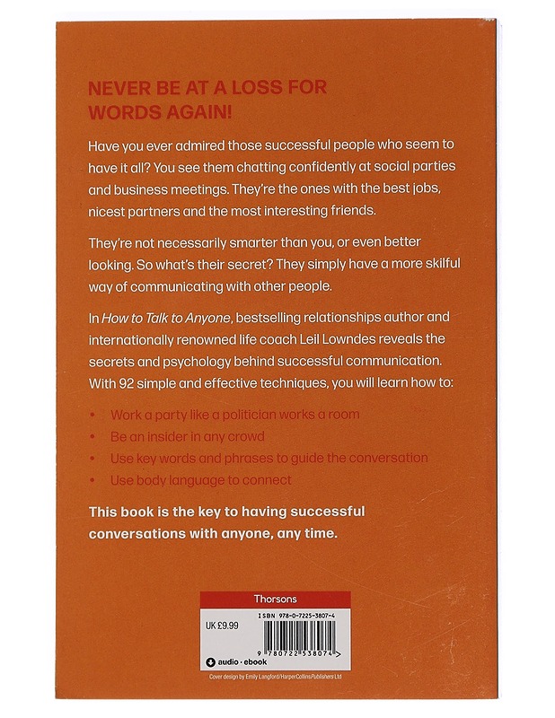 How to talk to anyone - Leil Lowndes - Tietokirjat ja oppaat - 10105455180 - 1
