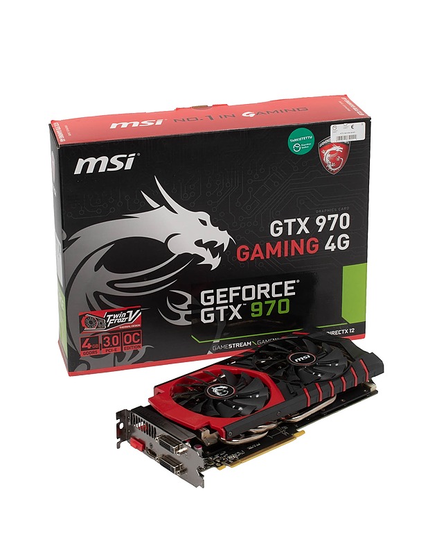 MSI GeForce GTX 970 näytönohjain - Muu elektroniikka - 10105455206 - 0