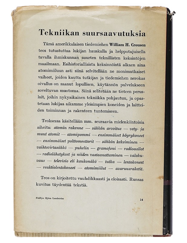 TEKNIIKAN SUURSAAVUTUKSIA - Tietokirjat ja oppaat - 10105455203 - 1