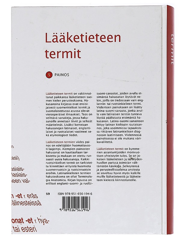 Lääketieteen termit : Duodecimin selittävä suursanakirja - Alho, Antti - Tietokirjat ja oppaat - 10105455239 - 1