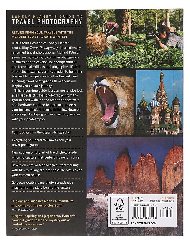 Lonely Planet's guide to travel photography - Richard I'Anson - Tietokirjat ja oppaat - 10105455237 - 1