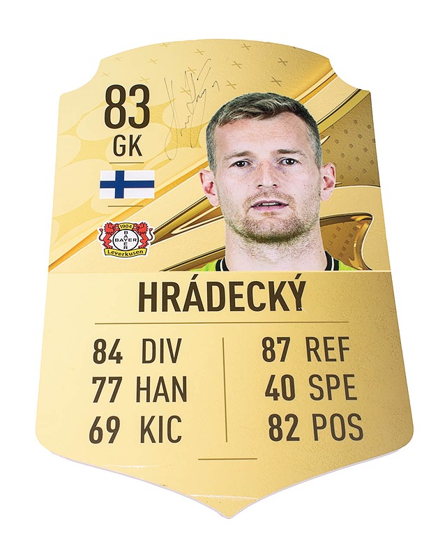 Pahvinen Lukas Hràdecký - plakaatti nimikirjoituksella - Muut urheiluvälineet ja vapaa-aika - 10105455290 - 0