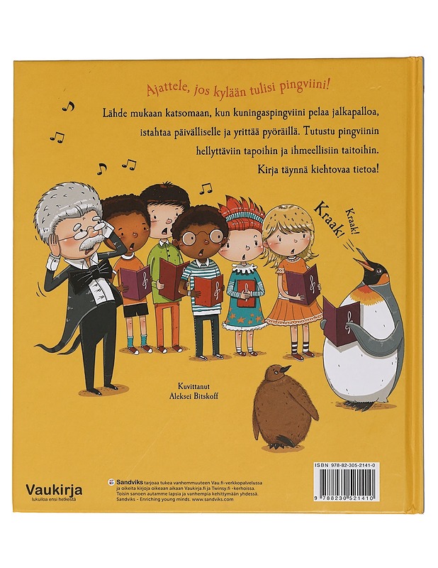 Osaako pingviini pyöräillä? : ...ja muita kysymyksiä - De la Bédoyère, Camilla - Lastenkirjat - 10105455353 - 1