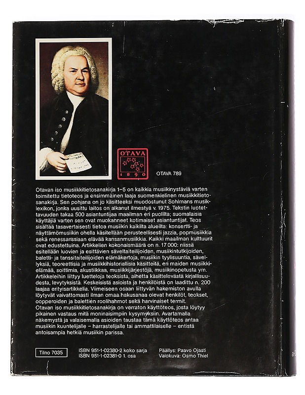 Otavan iso musiikkitietosanakirja 1-5 ja hakemisto - Tietokirjat ja oppaat - 10105455368 - 1