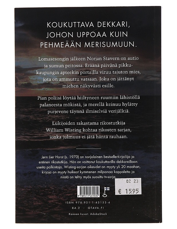 Hiljainen meri - Horst, Jørn Lier - Jännitys ja dekkarit - 10105455396 - 1