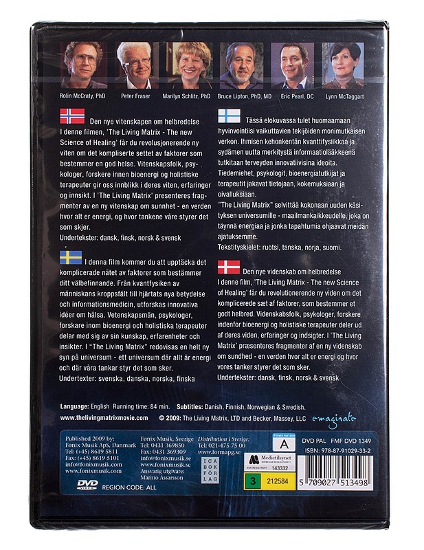 The Living Matrix - DVD - DVD-elokuvat - 10105455403 - 1