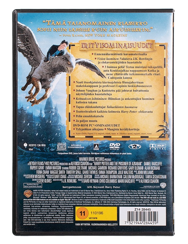 Harry Potter ja Azkabanin vanki - DVD - DVD-elokuvat - 10105455424 - 1