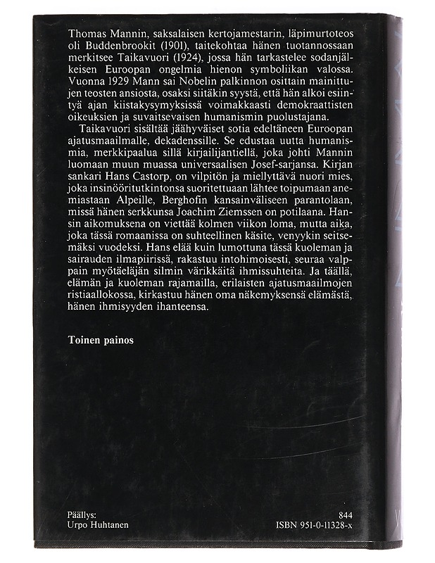 Taikavuori - Mann, Thomas - Kaunokirjallisuus - 10105455443 - 1