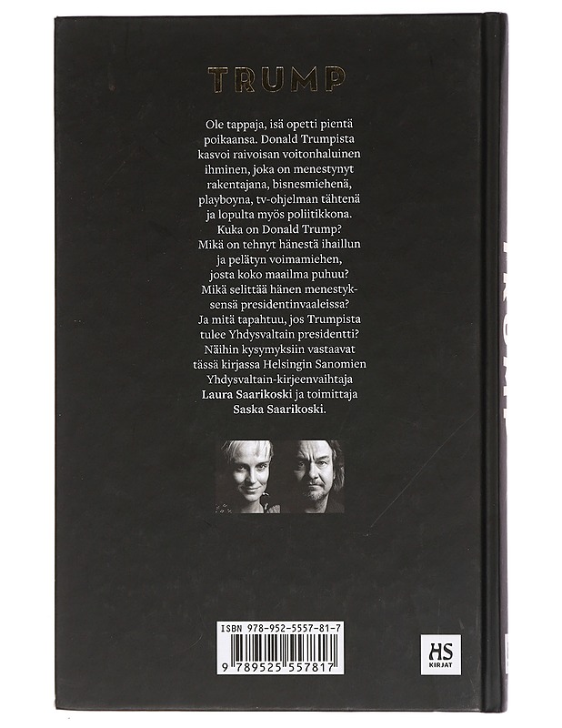 Trump - Saarikoski, Laura - Elämäkerrat ja muistelmat - 10105455450 - 1