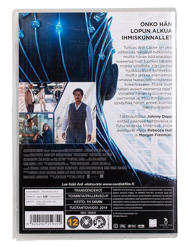 Transcendence - DVD - DVD-elokuvat - 10105455472 - 1