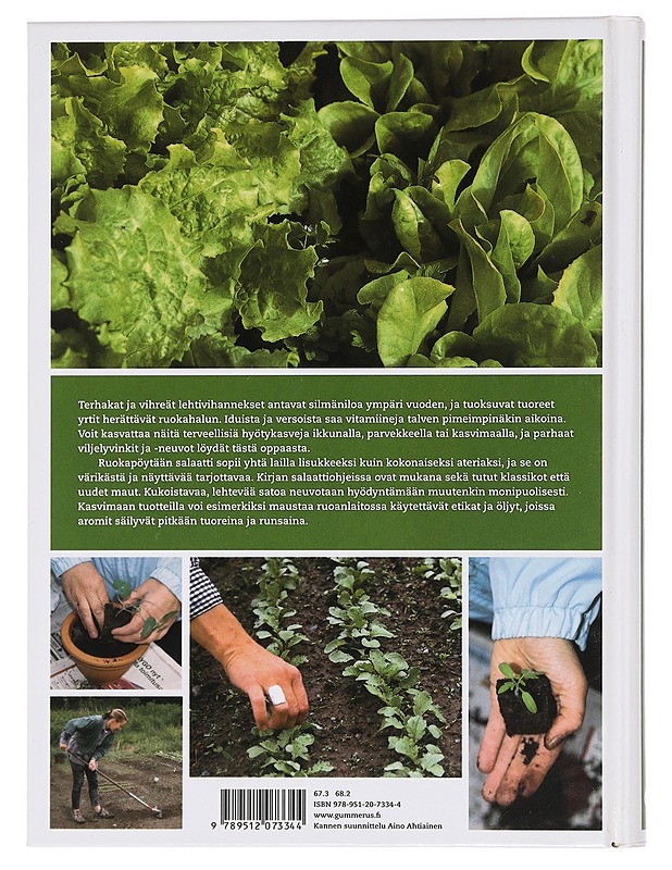Salaattikirja : viljelyvinkit ja ruokaohjeet - Koivunen, Taina - Ruokakirjat - 10105455481 - 1