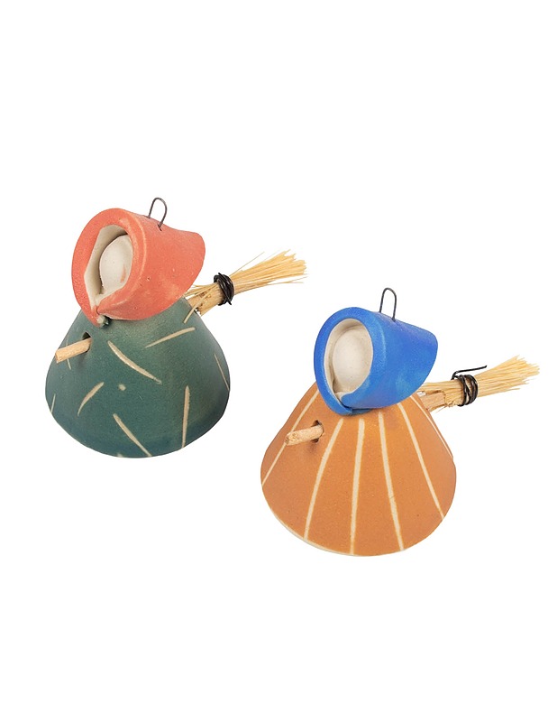 KERAMIIKKAKELLARI pääsiäisnoita koriste, 2 kpl - Koriste-esineet - 10105455510 - 0