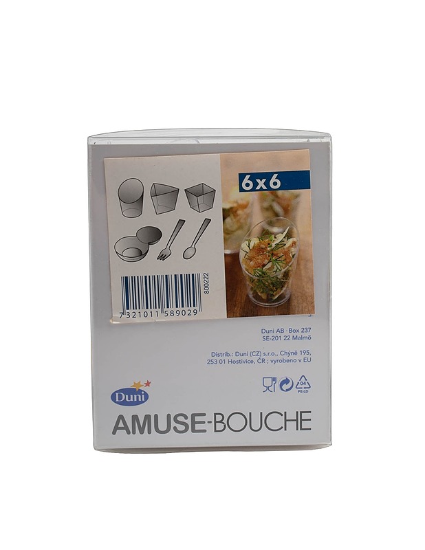 DUNI Amuse-Bouche tarjoilusetti, 36 osaa - Muut astiat - 10105455522 - 1