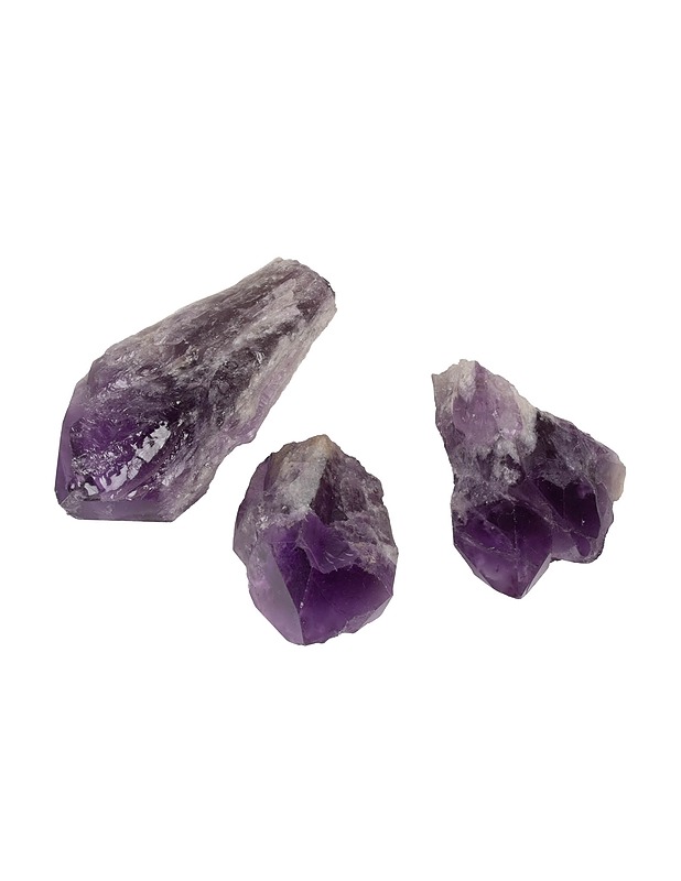 Ametisti, 3 kpl - Koriste-esineet - 10105455544 - 1