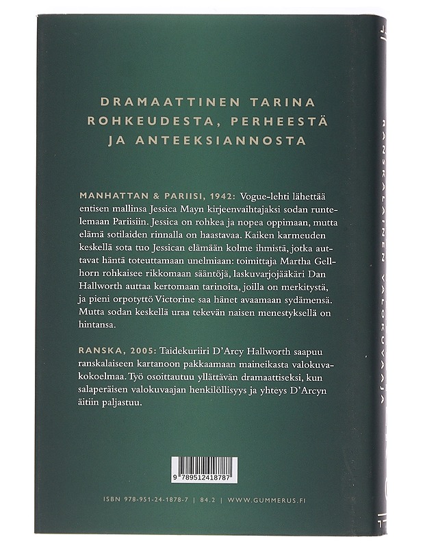 Ranskalainen valokuvaaja - Lester, Natasha - Romaanit ja novellit - 10105455569 - 1