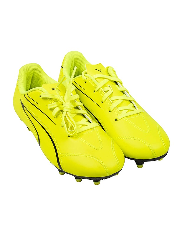 Puma Vitoria FG/AG Electric Lime-Puma Black - jalkapallokengät, koko 35, 21.5 cm - Jalkapallo - 10105455606 - 1