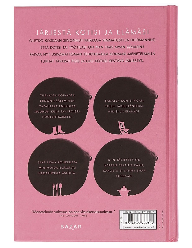 KonMari : siivouksen elämänmullistava taika - Kondo, Marie - Tietokirjat ja oppaat - 10105455609 - 1