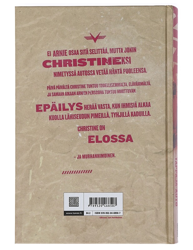 Christine tappaja-auto - King, Stephen - Romaanit ja novellit - 10105455734 - 1