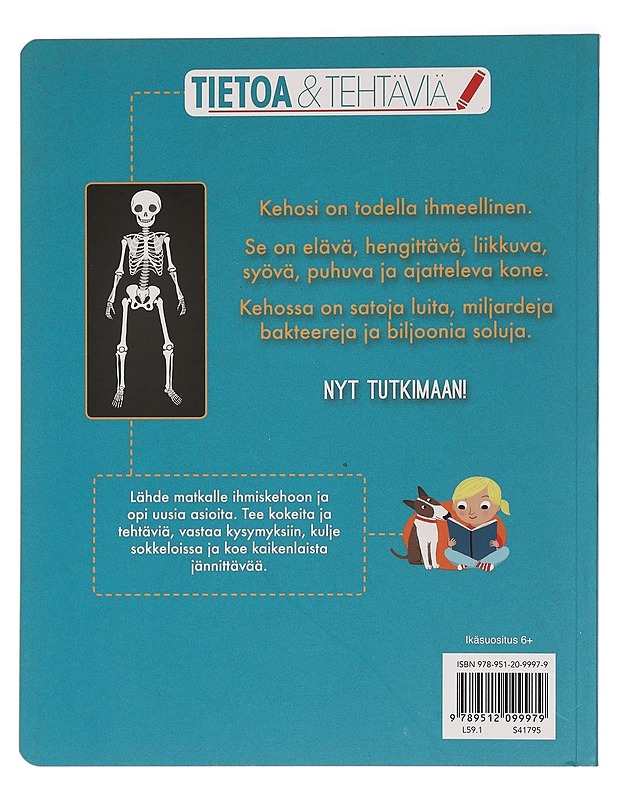 Keho : matka ihmiskehon ihmeelliseen maailmaan - Claybourne, Anna - Lastenkirjat - 10105455735 - 1