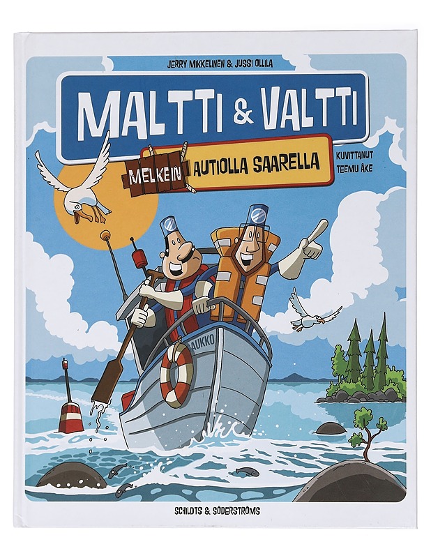 Maltti & Valtti melkein autiolla saarella - Mikkelinen, Jerry - Lastenkirjat - 10105455748 - 0