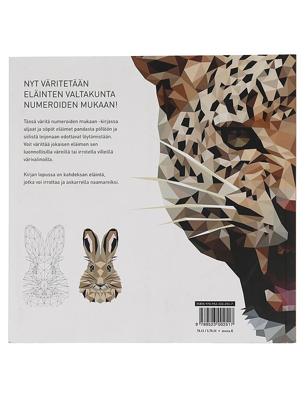 Villit eläimet : väritä numeroiden mukaan 60 kesytöntä luontokappaletta - Little, Hope - Tietokirjat ja oppaat - 10105455751 - 1